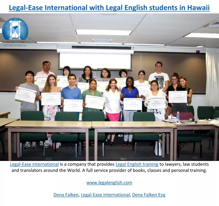 legal ease international with legal english