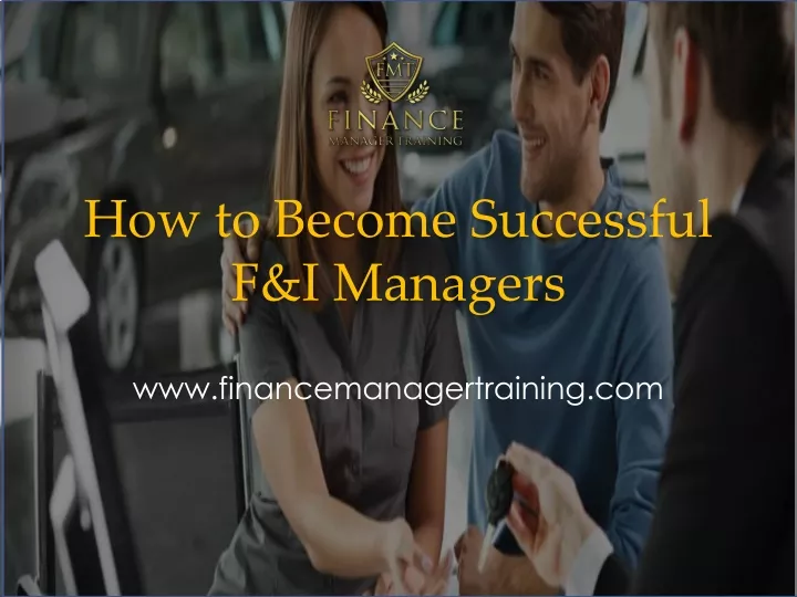 how to become successful f i managers