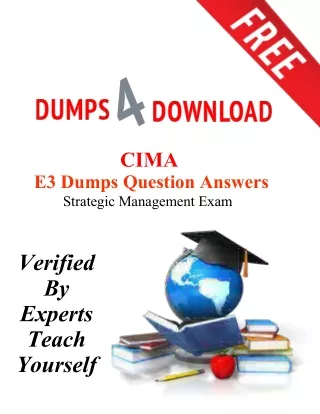 100% CIMAE3 Dumps PDF Demo Questions – Dumps4download.us