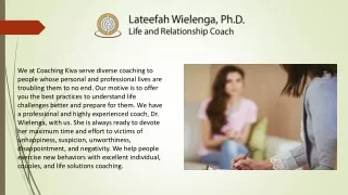 Coaching Kiva - Life and Relationship Coach | Dr. Wielenga