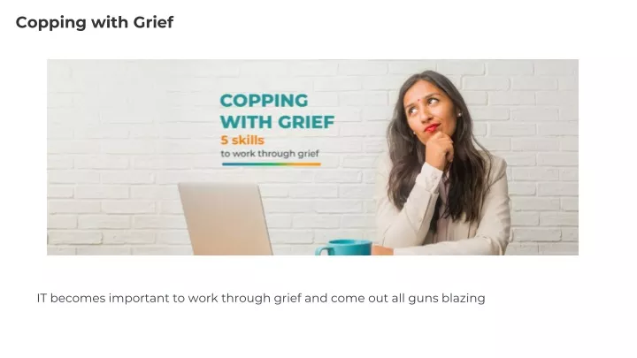 copping with grief