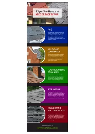 5 Signs Your Home Is in Need of Roof Repair
