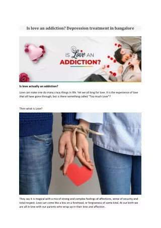 Is love an addiction