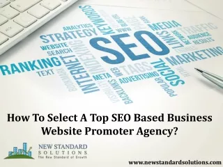 how to select a top seo based business website