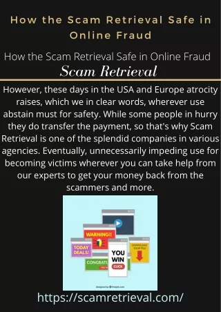 how the scam retrieval safe in online fraud