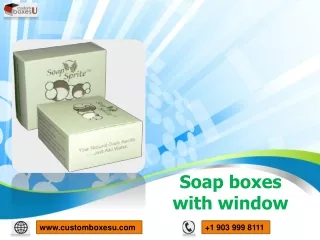 soap boxes with window