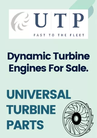 Dynamic Turbine Engines For Sale.