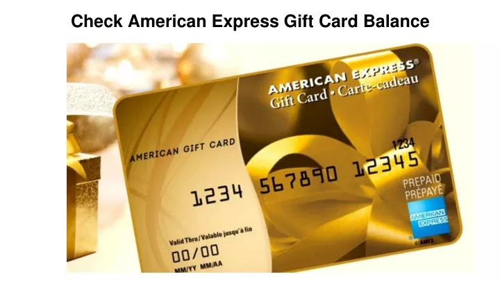 check american express gift card balance