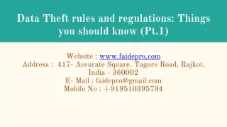 Data Theft rules and regulations_ Things you should know (Pt.1)