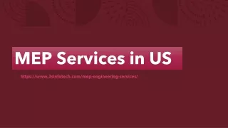 mep services in us
