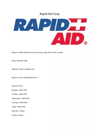 Rapid Aid Corp.