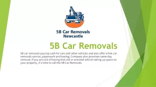 5b car removals