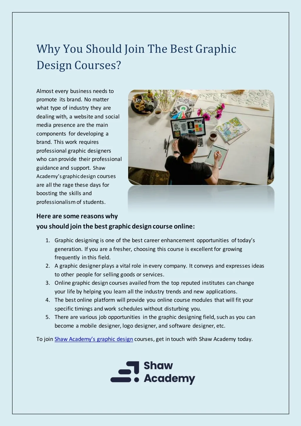 PPT - Why You Should Join The Best Graphic Design Courses PowerPoint ...