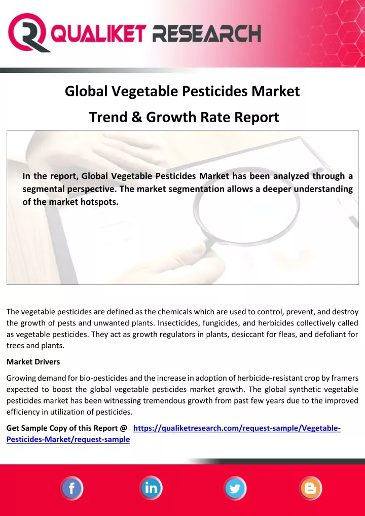 global vegetable pesticides market