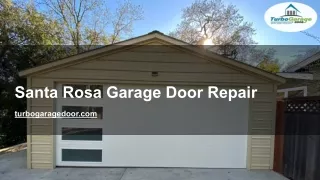 Santa Rosa Garage Door Repair