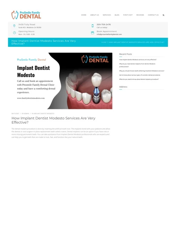 Dentist Modesto