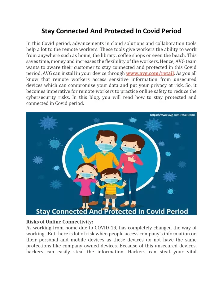 stay connected and protected in covid period