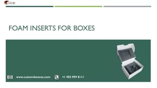 foam inserts for boxes