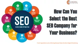 How Can You Select the Best SEO Company for Your Business?