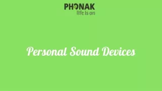 personal sound devices