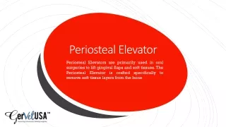 Periosteal Elevator