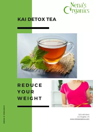 Primitive Benefits of Kai Detox Tea in Weight Loss
