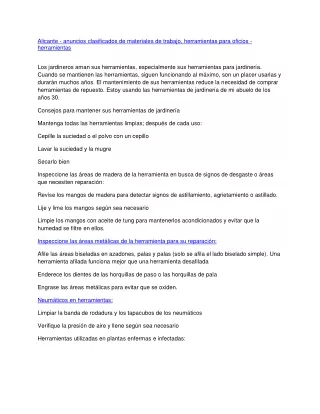 Alicante - anuncios clasificados de materiales de trabajo, herramientas para oficios - herramientas-converted