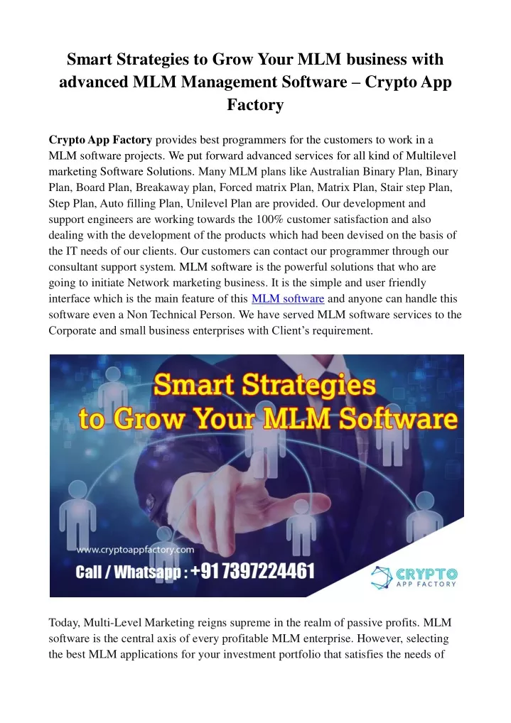 smart strategies to grow your mlm business with