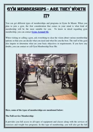 gym memberships gym memberships are they worth
