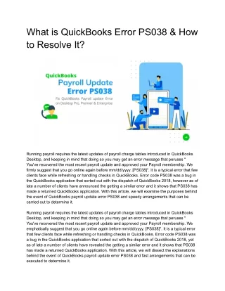 what is quickbooks error ps038 how to resolve it