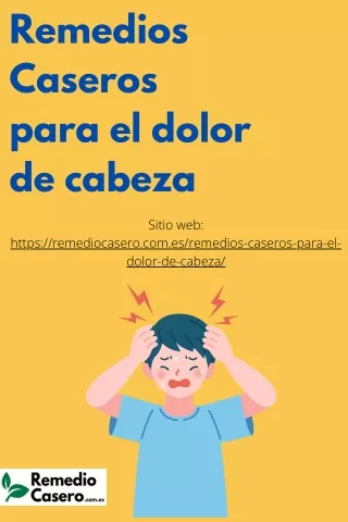 dolor de cabeza remedios caseros | remediocasero.com.es