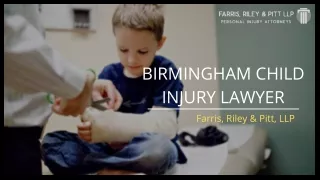 Birmingham Child Injury Attorneys