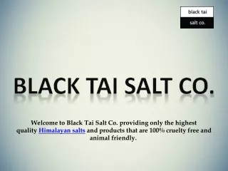 Black Tai Salt Co.