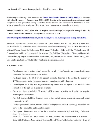 non invasive prenatal testing market size