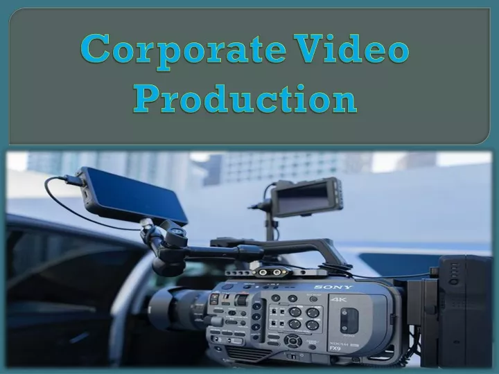 corporate video production