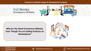 Why do You Need Ecommerce Website?