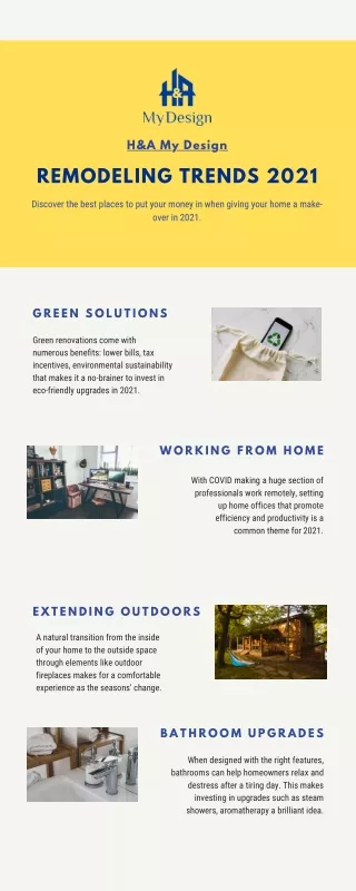 H&A My Design: Remodeling Trends 2021