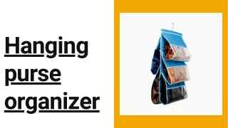 hanging purse organizer