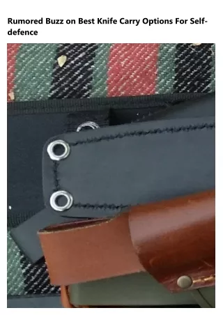 This Week's Top Stories About Fixed Knives