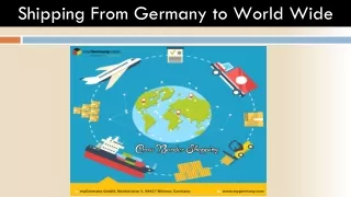 Shipping From Germany to World Wide