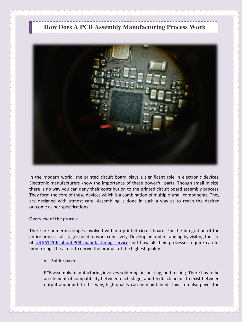 PPT - How Does A PCB Assembly Manufacturing Process Work? PowerPoint ...