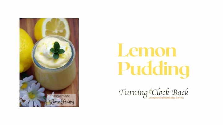 lemon pudding