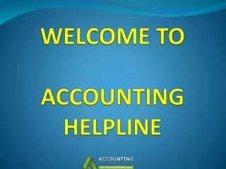welcome to accounting helpline