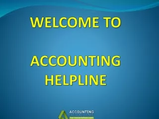 welcome to accounting helpline