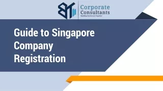 Guide to Singapore Company Registration