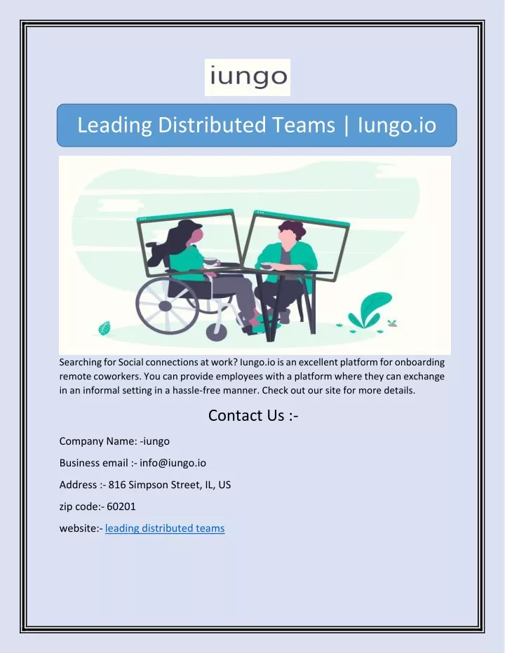 leading distributed teams iungo io