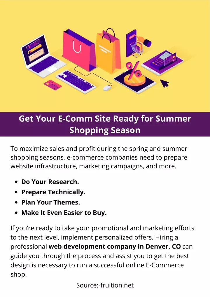 get your e comm site ready for summer shopping