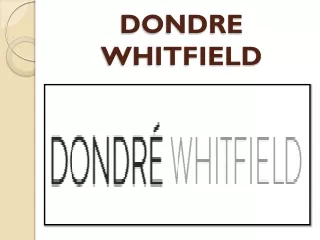Revive your personality with views of Donald Whitfield
