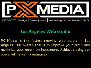 los angeles web studio