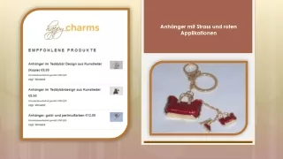anh nger mit strass und roten applikationen